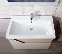 Бриклаер Тумба под раковину Брайтон 80 глиняный серый – фотография-5